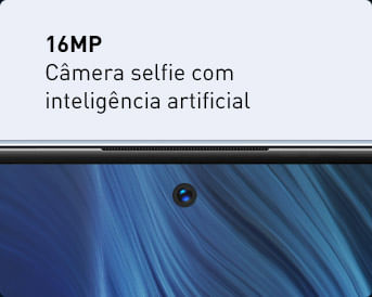 16MP Câmera selfie com inteligência artificial