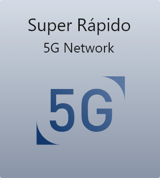 Super rápido - Rede 5G