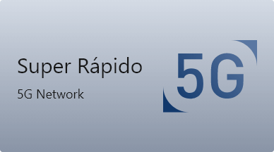 Super rápido - Rede 5G